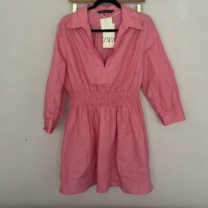 Brand new Zara long sleeve XL short dress
